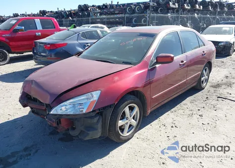 2005 Honda Accord 2.4 Ex from USA, damaged, VIN 1HGCM56845A141717